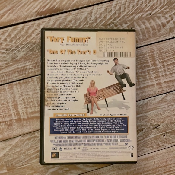 3/$15 u pick dvds📀or 1 for $9~ Shallow Hal - Picture 2 of 8